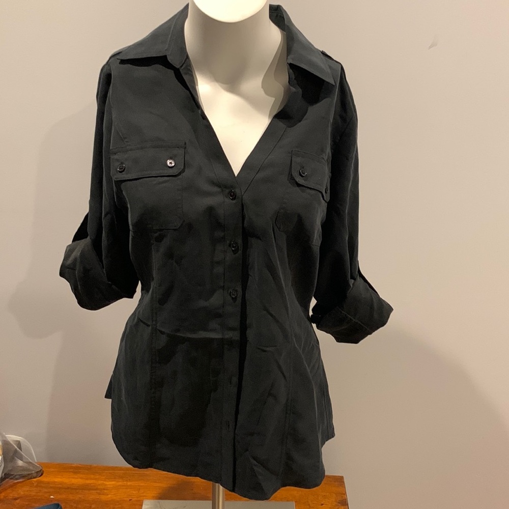 Black Express blouse, size medium